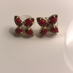 Kendra Scott red studs